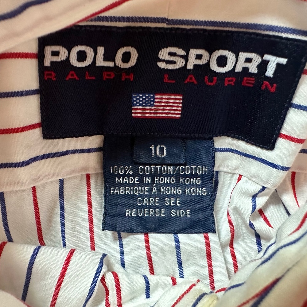 Polo Sport Ralph Lauren Button Down Shirt 10